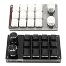 Mechanical Gaming Keypad One Handed Macro Mechanical Keyboard 12 Key Multifunction  Programmable Keypad for Office Gaming