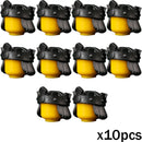 MOC Medieval Accessories Series Building Blocks Military Army Soldier Armour Shield Helmet Sword Crown Weapon Knight Bricks Toys