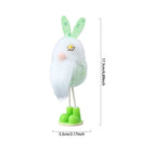 Easter Bunny Ear Gnome Decoration Pink Yellow Green Rabbit Elf Doll Ornaments DIY Spring Birthday Party Supplies Kids Girls Gift