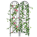 2 Pack Climbing Plants Trellis Metal Garden Fence for Vines Vegetables Flowers