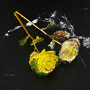 1pcs Artificial Flower Foil Rose Flower Valentine'S Day Gifts 24k Golden Plated Gold Rose Lasts Forever Love Flower For Wife