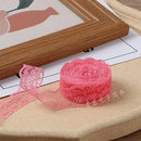 10Meters/Roll 2.2CM Non-Stretchy Lace Ribbon DIY Handmade Crafts Material Christmas Halloween Wedding Party Gift Wrapping Tape