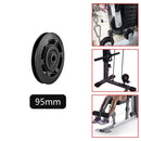50-160mm Gym Bearing Pulley Wearproof Nylon Bearing Pulley Wheel Cable Universal Fitness Gum Bearing Pulley Fitness Equipment