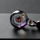 BOEYCJR Universe Glass Bead Planets Pendant Necklace Galaxy Rope Chain Solar System Design Necklace for Women Christams Gift