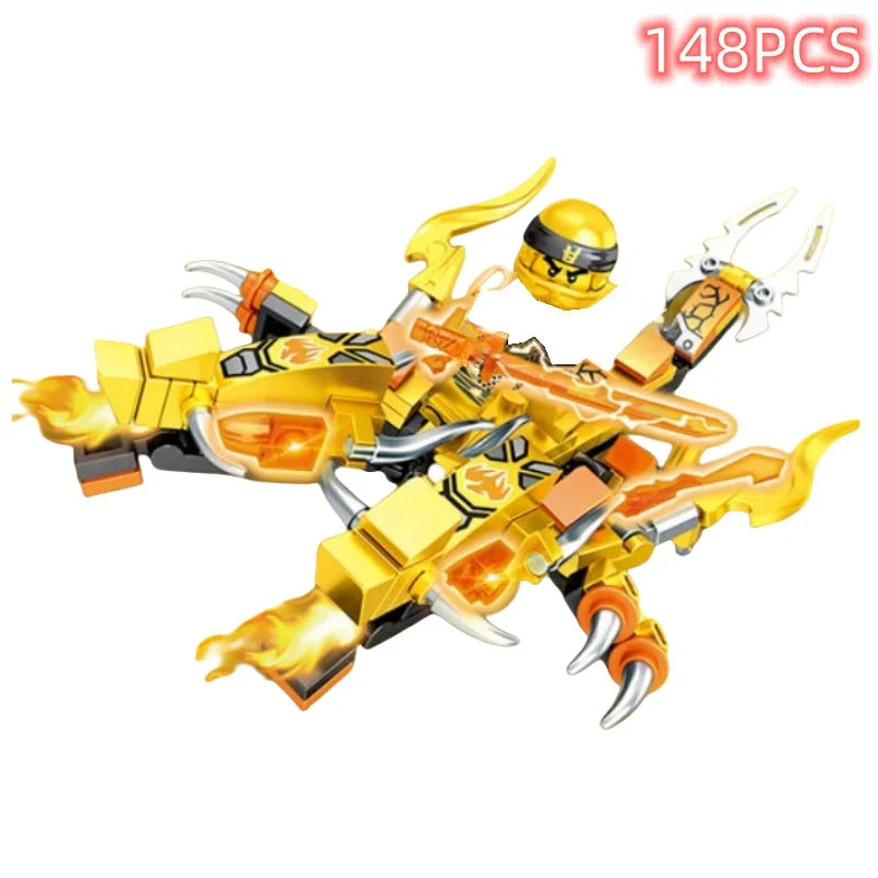 War Armor Mech Ninja Mini Model Action Figures Building Blocks Compatible Anime Toy Halloween Christmas Birthday New Year Gift