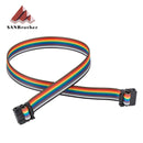 3d Pirnter Screen LCD Extension Cable 10 Pins，Flexible Flat Ribbon Jumper Display Cable for Ender-3/CR-10 Series