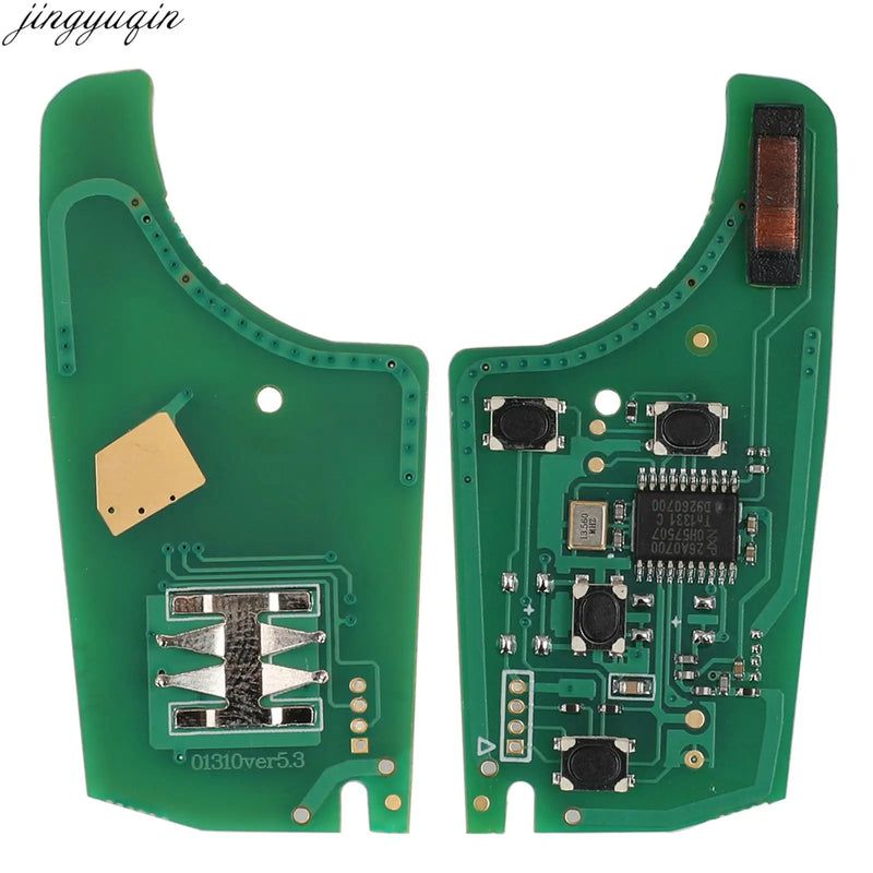 Jingyuqin 5pcs 315/433MHz ID46 PCF7937E Remote Car Key Circuit Board for Chevrolet Cruze Camaro Aveo Malibu Opel Buick 2/3/4B