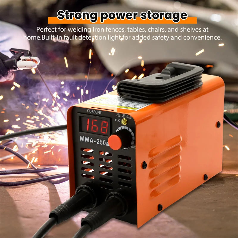 Portable Welding Machine 220V Digital Display LCD Hot Start Welding Machines 300A ARC Welder Machine With Electrode Holder Wire