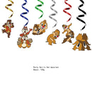 Disney Chip 'n' Dale Theme Birthday Party Festival Celebration Disposable Tablecloth Straw Decoration Baby Shower Packing Supply