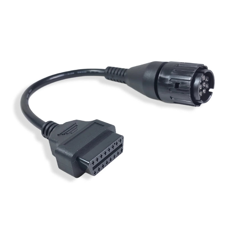 For BMW Motorcycle 10PIN Cable 10 Pin to OBD2 16 PIN Adapter Cable For BMW OBD2 Diagnostic Connector