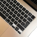 Spanish layout Keyboard Cover for For MacBook Air 13.6/15 M4 M3 M2 A3240 A2941 A3241 A3114, MacBook Pro 14" 16" 13"  12" black