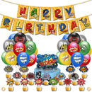 Superhero Theme Kid Birthday Balloon Party Decoration Wonders Woman Banner Cake Card Set Baby Shower Globos Party Event Supplies