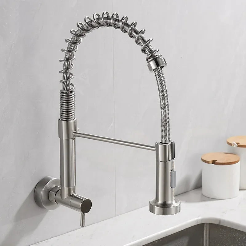 Torneira Cozinha Moderna com Spray Articulado Versátil