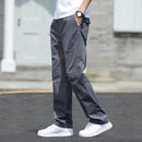 Men's Pants New Cargo Pants Outdoor Casual Pants Cotton Comfortable Thin Style Sweatpants Multi-Pocket Work Pants