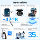 HAYLOU Mori Pro ANC Bluetooth 5.4 Earphones 43dB Active Noise Cancellation Earbuds 6 Mic Wireless Headphones 35H Battery Life