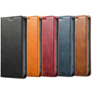 For iPhone 15 Pro Max Wallet Case PU Leather Magnetic Flip Case with Card Holders Stand TPU Inner Shell Cover for iPhone 15 Plus