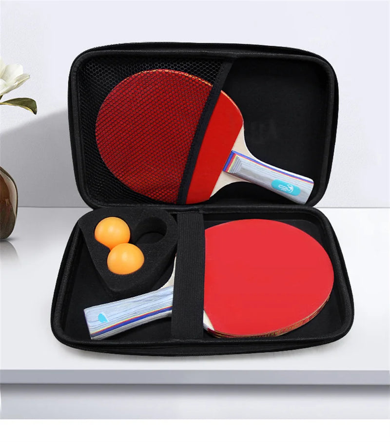 Table Tennis Racket Bag High Quality EVA Square Shaped Handbag Racket Box Hard Portable Sports Racket Bag