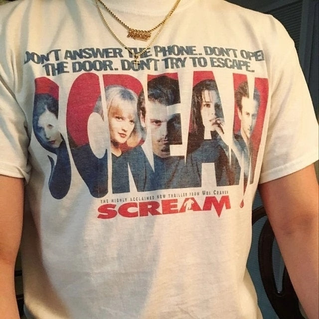 kuakuayu HJN Scream Fashion Tees,Dont Answer the Phone,dont Open the Door, Dont Try to Escape Women Tees Scream T-Shirt