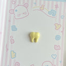 20 Pcs New Cute Cartoon Animal White Small Teeth Series Resin Scrapbook Diy Jewelry Children Gift Hairpin Accessories C05