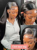 200 Density 13x6 Bone Straight HD Lace Front Wig 16-36 Inch 13x4 Lace Frontal Human Hair Wigs For Women Brazilian Hair Wigs