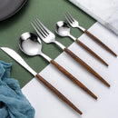 5/10/15/20/30 Pcs Cutlery Set 304 Stainless Steel Knife Spoon and Fork Set Dinnerware Flatware Tableware Silverware Set
