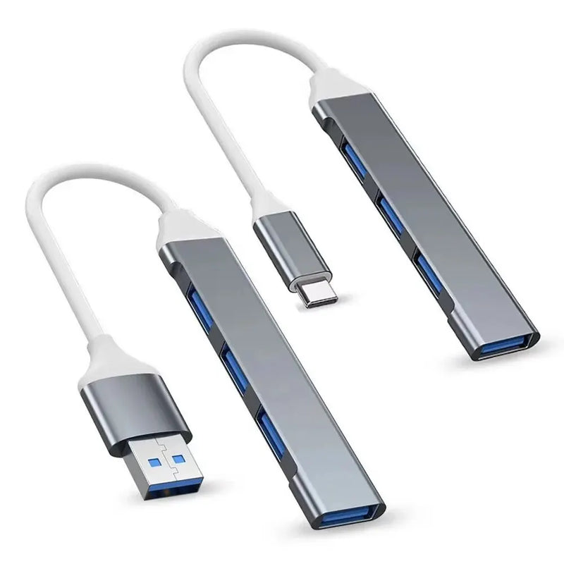 Boost Your Productivity with This 4-in-1 USB C Hub - Compatible with MacBook, Mac Pro, Mac Mini, IMac, Surface Pro, XPS, PC, Fla