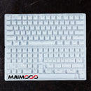 Jelly Keycap Set Translucent White Blue Pc+Abs Keycap For Mechanical Keyboard Characters Translucent Ice Cube Crystal Oem Keycap