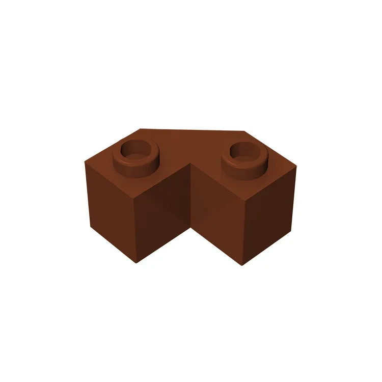 Gobricks 10PCS Building Blocks 2x2 Brick 45 degrees compatible with 87620 Ｃhildren's  toys Assembles Small Particle Parts Brick