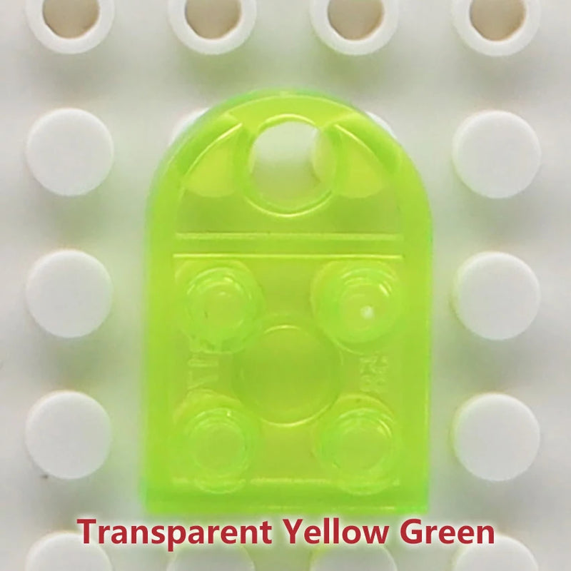 50pcs DIY Building Blocks 3176 Brick Heart Necklace/Key Ring Toys 2x 3 Heart-shaped Multicolor Educational Toy Gift for Children