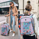 Travel Suitcases Rolling Luggage Backpack With Wheels Travel Large Capacity Trolley Bags Multifinonal Backpack Laptop Schoolbag