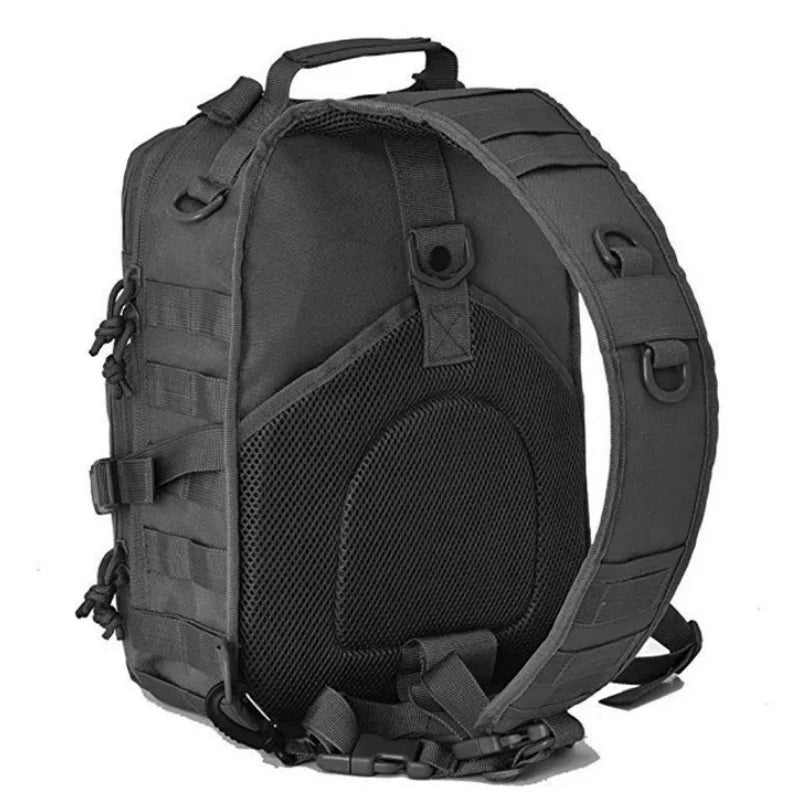 Oxford Sling Backpack Small Sling Rover Shoulder Bag Molle Outdoor Camping Daypack Backpack With Adjustable Strap