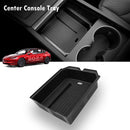 For Tesla Model Y Juniper 2025 & Model 3 Highland 2024 2025 ABS Center Console Organizer Tray Armrest Storage Box Accessories