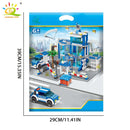 HUIQIBAO 753PCS City Police Station Building Blocks Set Boys DIY Car Figures Bricks Educational Toys For Children Adult Gift