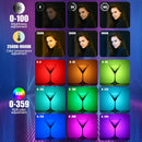 Ulanzi VL110 Handheld RGB Light Tube Stick Video soft Light 2500-9000K LED Photography Stick LED Light Wand Rechargeable