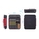 TM4 Digital 4-Channel Audio Mixer Mixing Console Built-in 48V Phantom Power with BT Function Professional Audio System