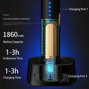 2 In 1 Electric Mosquito Racket USB Rechargeable Fly Zapper Swatter Lamp Electric Shock Bug Zapper Trap Flies Summer Fly Swatter