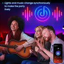 RGB Flexible Neon Strip Lights with App/Remote Control, Multiple Modes, Music Sync,  IP65 Waterproof LED Strip Neon Rope Lamp