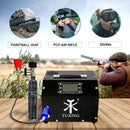 TUXING 4500psi PCP Air Compressor 300bar LCD Display Digital Control Compressor Built-in Power Adapter for Rifle Scuba Diving