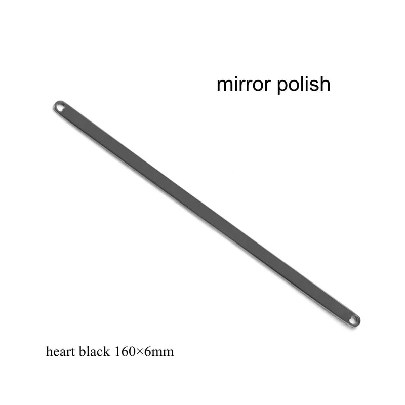 10pcs Stainless Steel Straight Cuff Bangle Blank Plain Rod Bracelet Diy Laser Engraving Bracelet Jewelry Charms Accessories