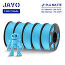 JAYO PLA Matte Filament 1.75MM 3D Printer Filament PLA Series 1.1KG/Roll 5 Rolls/set PETG 3D Printing Material For FDM