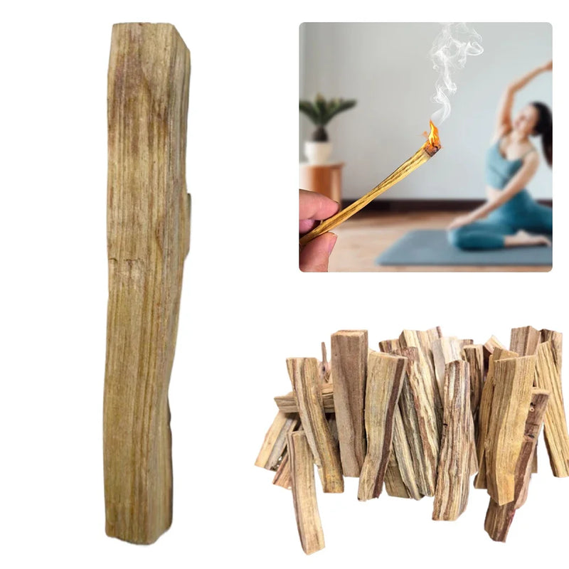 Palo Santo Sticks Natural Incense Sticks Scented Aroma Sticks Purifying Healing Stress Relief Smudge Sticks for Home