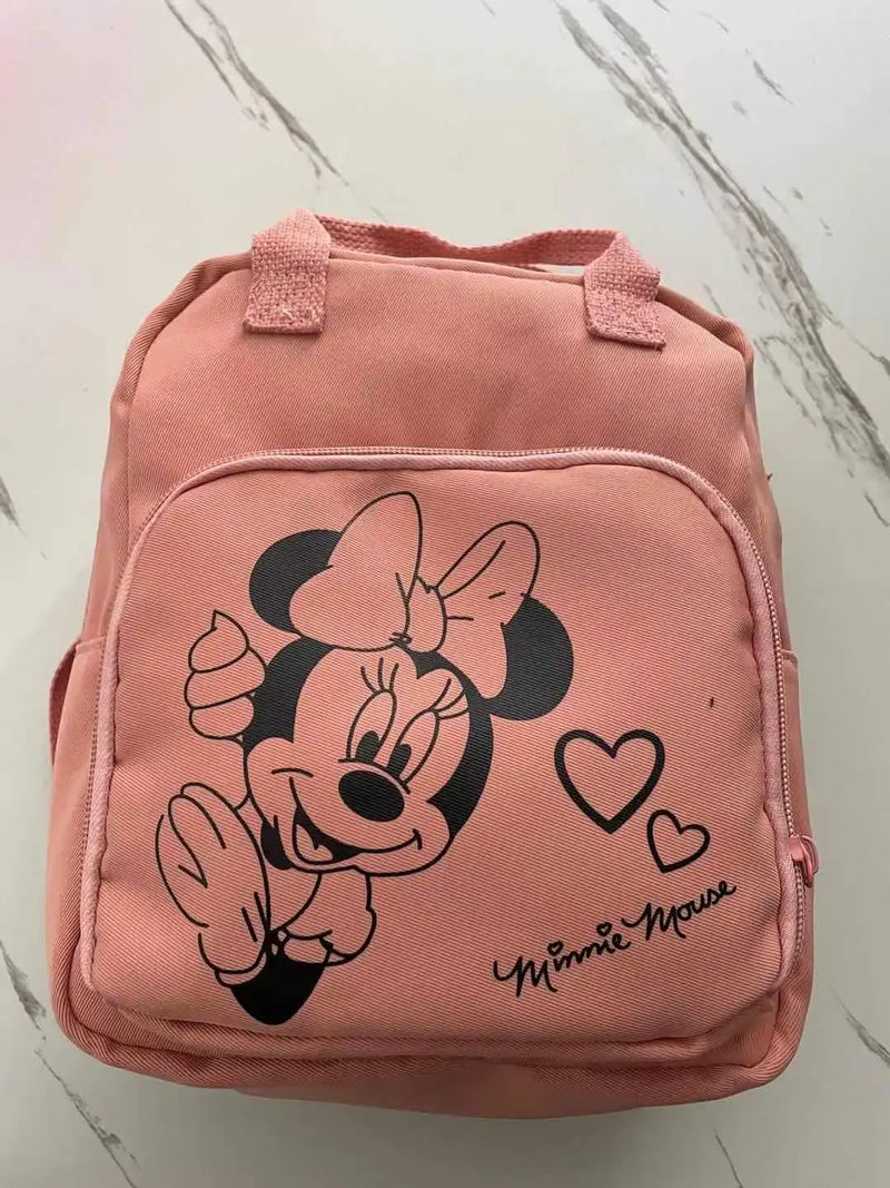New Disney cartoon  Minnie Kids Backpack Shoulder bag Princess Little Girl yBag kids gift