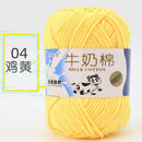 2Pcs Milk Cotton Knitting Yarn Soft Warm Yarn for Hand Knitting Worsted Crochet Threads Wool Line for Handmade