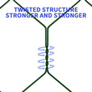BRIEFNESS Hexagonal Chicken Wire 25mm Mesh, 1m Height Garden Fence, Rabbit/Poultry Netting, Bird & Rat Proof Animal Enclosure