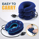 Inflatable Cervical Retractor Neck Massager Air Cervical Traction Neck Stretching Brace Soft Neck Cervical Collar Pillow