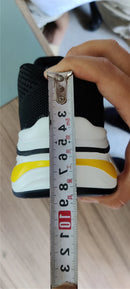 YEINSHAARS Men Heightening Shoes Elevator Shoes Height Increase Shoes for Men Casual Height Shoes Insole 8CM Black Shoes