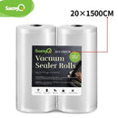 SaengQ Kitchen Food Vacuum Sealer Bag Sous Vide Storage Bags For Vacuum Packaging 12/15/20/25/30cm*1500cm/Rolls