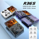 RK3326 Original ARKOS R36S Retro Handheld Game Console 3.5'' IPS,, 64G/128G 15000+ Games, Linux Portable Pocket Player