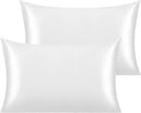 2 Pack Silk Satin Toddler Pillowcases 30X50CM, Super Soft and Silky Cooling Travel PillowCases for Nursery, Kids, Boys Girls
