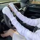 Ice Anti-sunburn Sleeve Summer UV Solar Arm Sleeves Women's Driving Sun Protection Long Sleeve Anti-UV Cycling Sleeves Loose